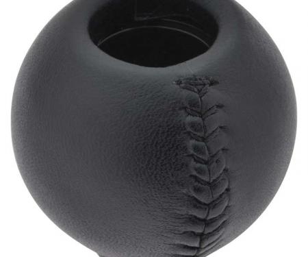 OER 1982-89 Camaro A/T Leather-Wrapped Shift Knob - Black 14073099