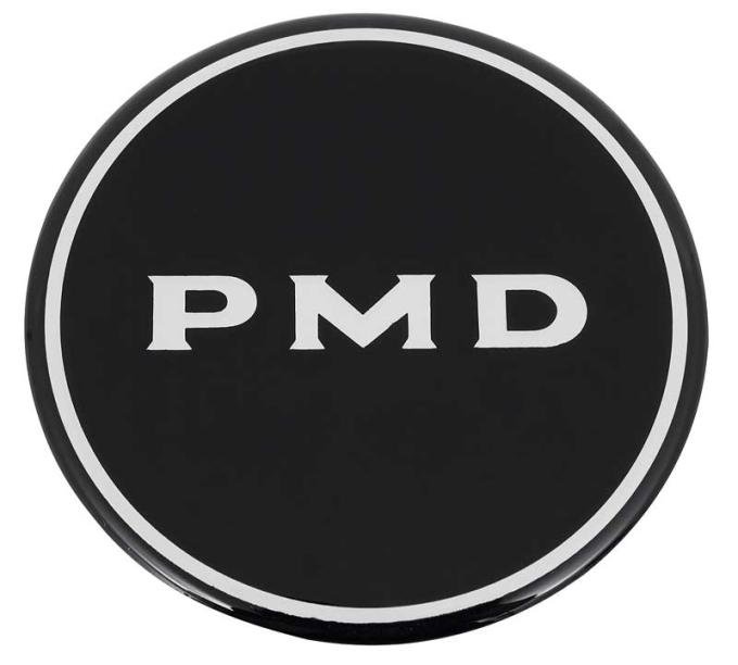 OER Wheel Center Cap Emblem, with PMD, Black Background, 2-15/16", with R15 5 Spoke Wheel K151798