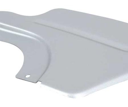 OER 1969 Camaro, Firebird, Quarter Panel Trunk Opening Corner Stiffener, LH Driver Side, Silver Weld-Thru Coated KW976L