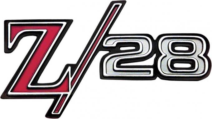 1968 Camaro Z28, Front Fender Emblem, with Hardware, GM Licensed