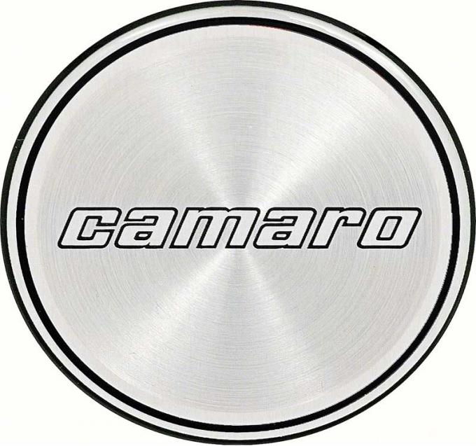 OER 1980 Camaro Hub Cap Insert Emblem - 2 Black Lines - 2nd Design 14023358