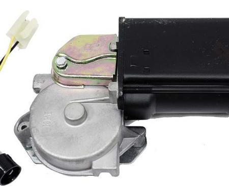 1956-82 Chevrolet, Buick, Oldsmobile, Pontiac, Cadillac, Power Window Motor, Includes Gear & Harness Adapter, New, LH/RH