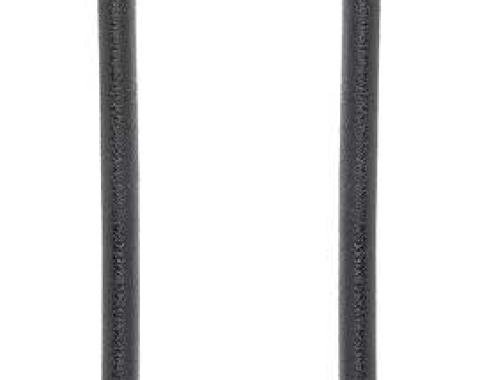 OER 1968-72 Camaro, Nova, Firebird, Door Jamb Windlace Pinchweld Moldings, OE Style, Black, Pair K515