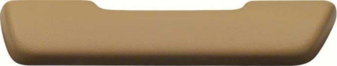 OER 1968-72 Buick, Chevrolet, Oldsmobile, Pontiac, Front Arm Rest Pad, Urethane Reproduction, 12" Length, LH, Saddle K695217