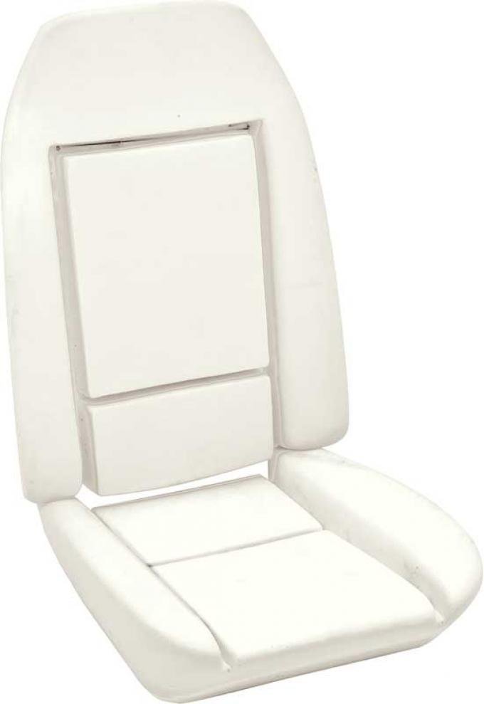1978-81 Firebird, Deluxe Interior, w/o Horsecollar Upholstery, Front Bucket Seat Foam, w/ Seat Back Wire, Each, Made in the USA
