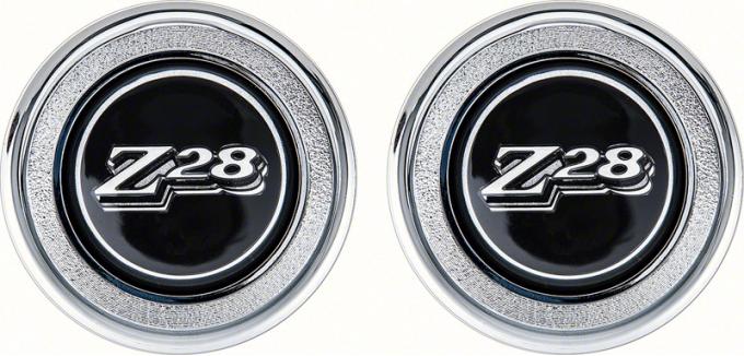 OER 1977-79 Camaro Black Z28 Interior Door Panel Emblems K74307