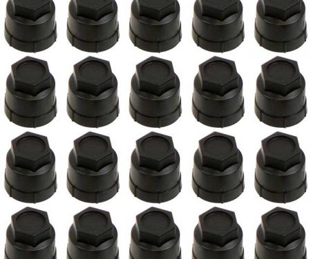 OER Lug Nut Caps Black - Set of 20 *R5124