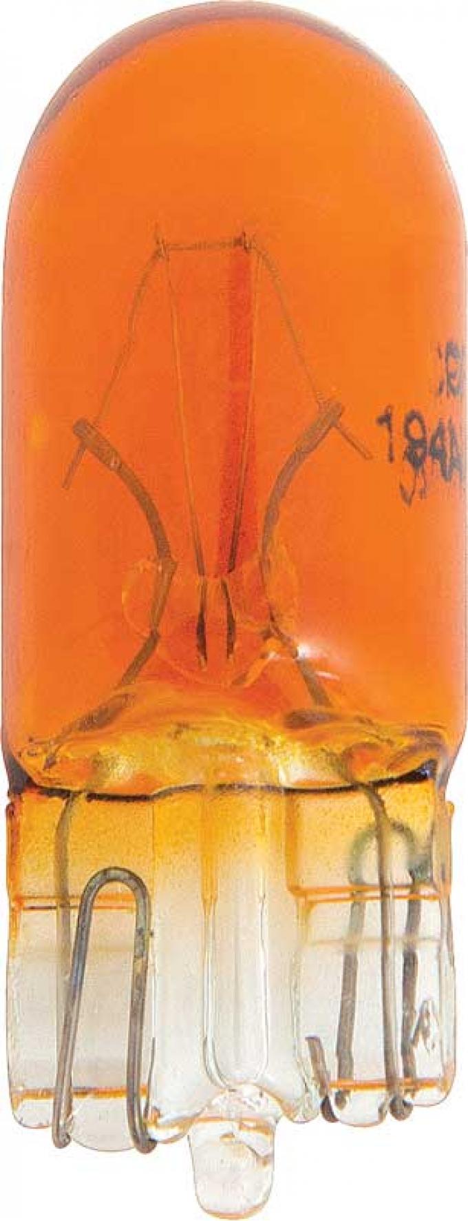 T3-1/4 Miniature Wedge Bulb, 2 Candle Power, Amber