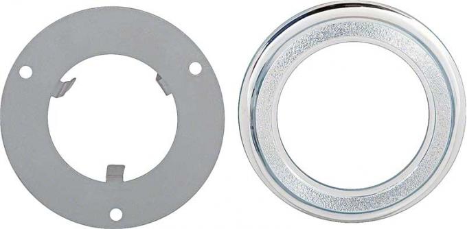 OER 1974-81 Camaro, Interior Door Panel Emblem Bezel, Each 3879552