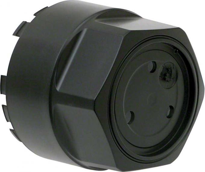 1962-92 Camaro, Nova, Firebird, Regal, Alloy Wheel Center Cap, Black, Zero Offset Wheel, Each