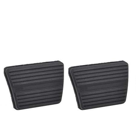 1969-72 Nova Pedal Pad Set - Manual Transmission - Drum Brakes - 4 piece set