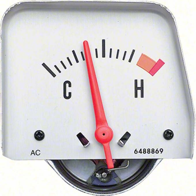 OER 1968-69 Silver Console Temperature Gauge 6489836