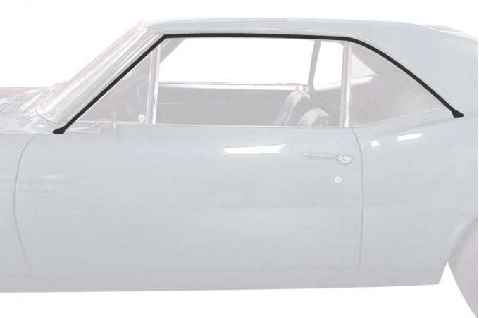 OER 1967 Camaro, Firebird, Latex Roof Rail Weatherstrip, Coupe, Pair , "Show Quality" WS512