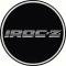 OER 1985-1990 Camaro IROC-Z Wheel Center Cap Emblem, R15, 2-15/16", Black Background K151762BK