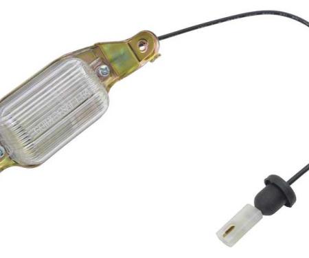 OER 1968 Pontiac Firebird, Rear License Lamp Assembly, with Wire 916634