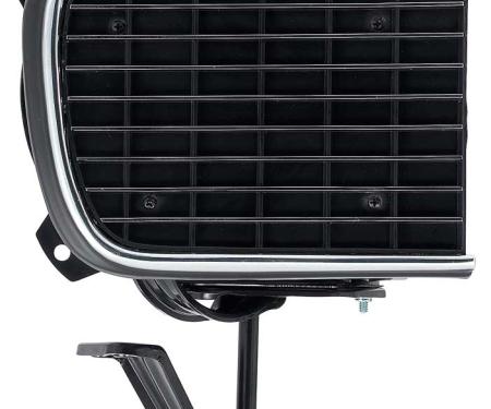 1968 Camaro Rally Sport Headlight Door Assembly, with Black Door, RH Passenger Side