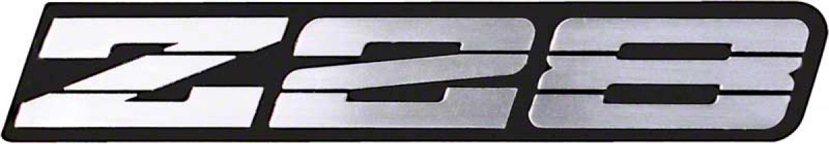 OER 1991-92 Camaro Z28 Silver Metallic Rocker Panel Emblem 10179122