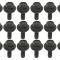 1982-92 Camaro, Front Bumper & Valance Panel, Hex Head Sems Bolt, M6-1.0 X 20mm, Black Phosphate, Set of 18