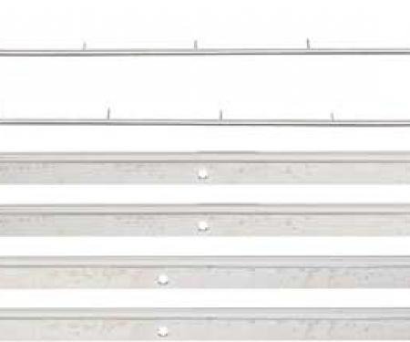 OER 1967 Camaro/Firebird Door Panel Molding Kit - Deluxe Interior - Coupe - 6 Piece *R1110