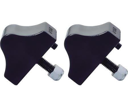 OER 1955-72 GM, Lower Control Arm Bumpers, Polyurethane, Black, Pair 99154G