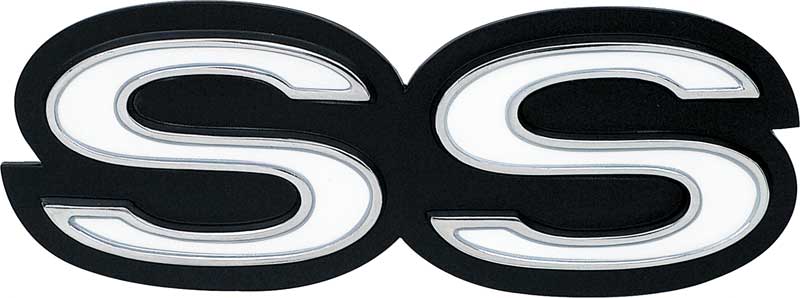 thumbnail interactive-video image 1 of 1967-68 Camaro SS Grille Emblem For RS Grille – Chrome By Vinyl Specialties 1 of 2