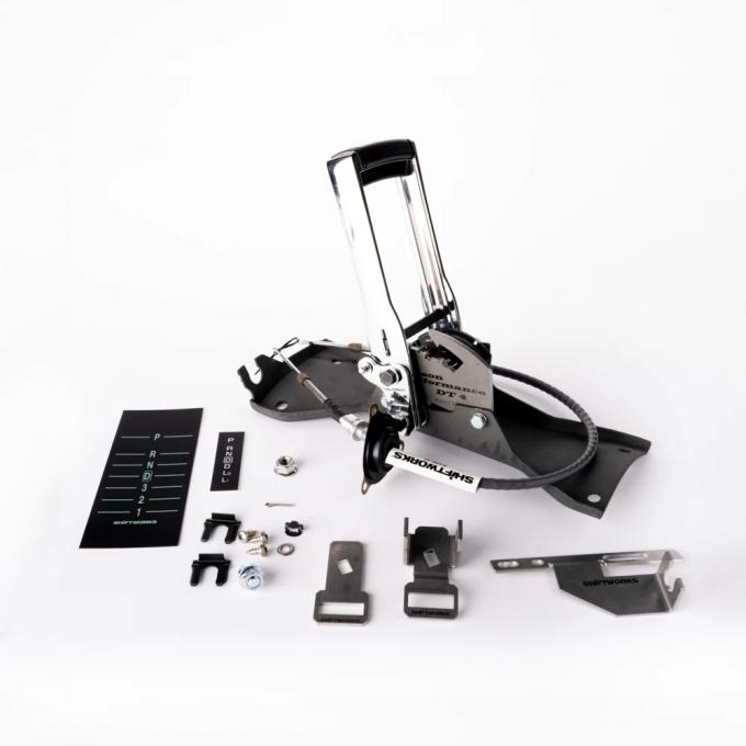 Shiftworks 1970-1972 Chevrolet Camaro Automatic Transmission Floor Mount Shifters SW1012-RVB