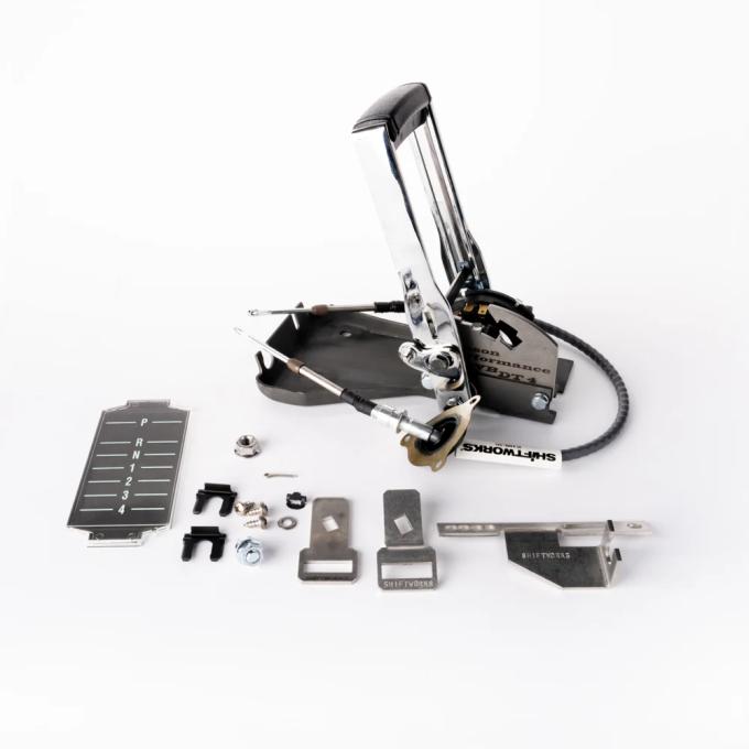 Shiftworks 1968-1969 Chevrolet Camaro Automatic Transmission Floor Mount Shifters SW1011-RVB