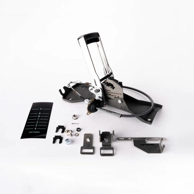 Shiftworks 1970-1972 Chevrolet Camaro Automatic Transmission Floor Mount Shifters SW1022-RVB