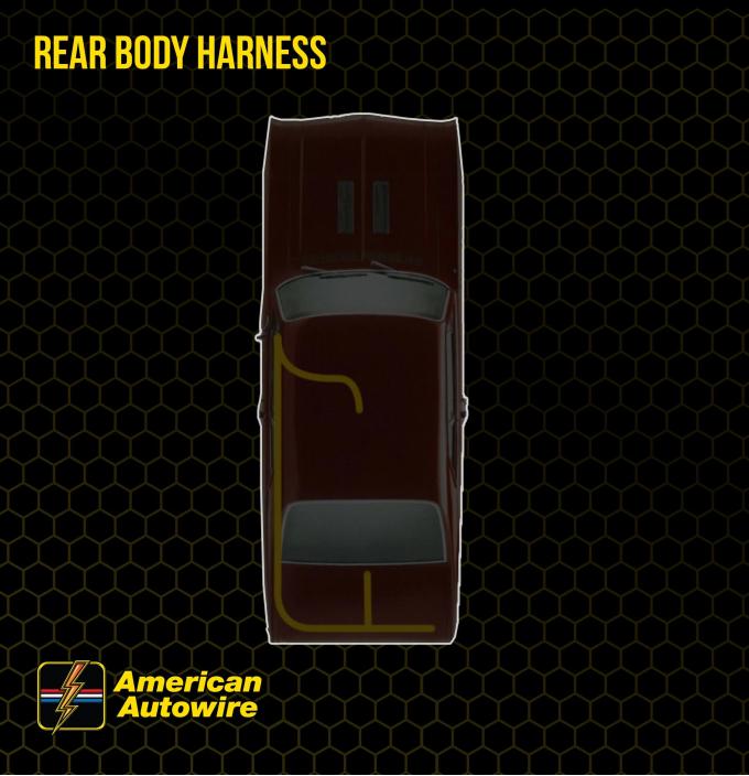 American Autowire 1976-1977 Chevrolet / Pontiac Rear Body Harness CA65876
