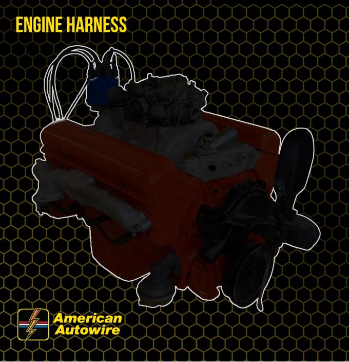 American Autowire 1972 Pontiac Firebird Engine Harness FB20538